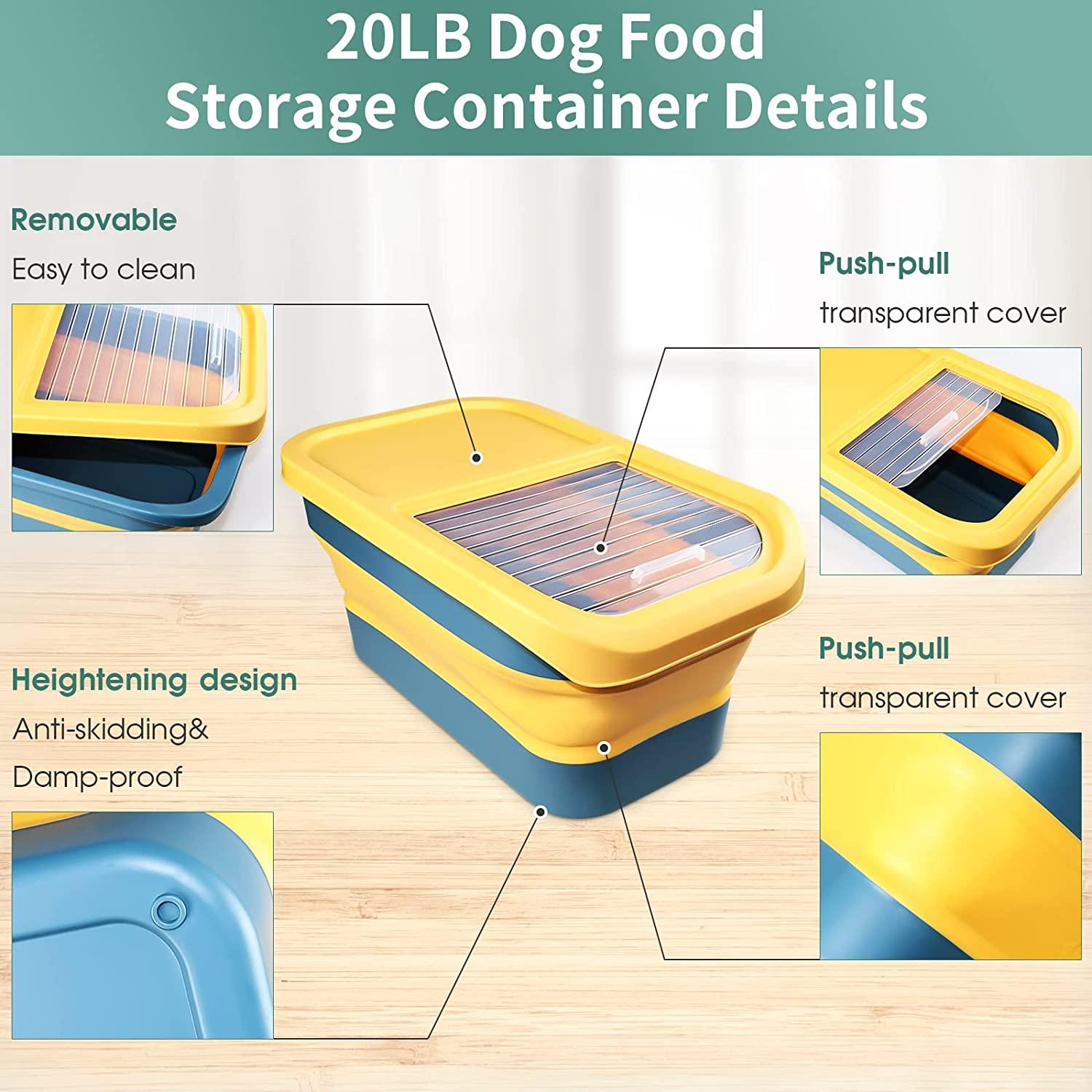 Collapsible Locking Lid Food Storage System