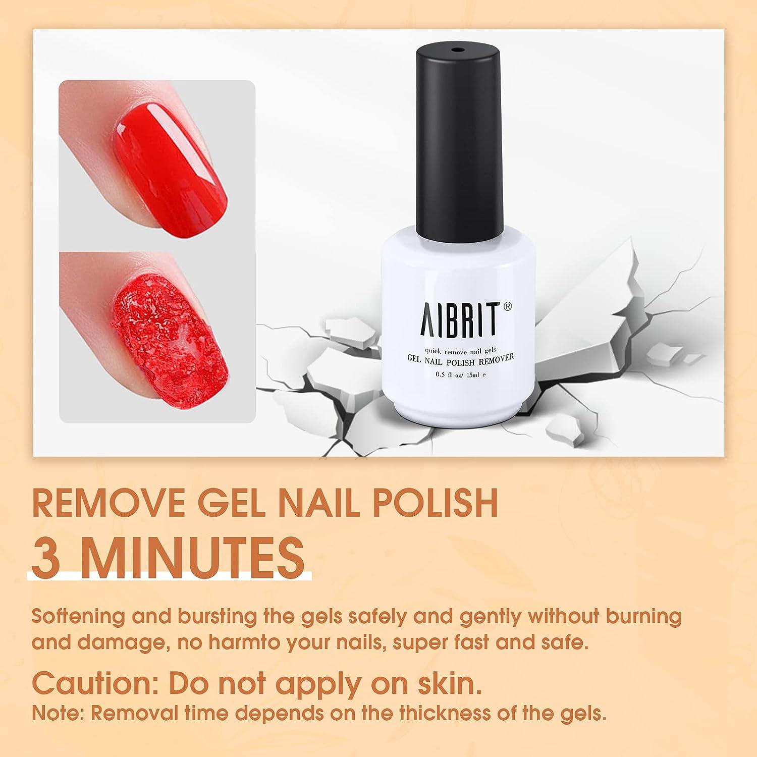 Amazon.com : BesTby Gel Nail Polish Remover (2 PACKS 15ML), Professional Gel  Polish Remover 3-5 Minutes with Liquid Latex Tape Protect Cuticle, Quickly  & Easily Gel Remover Tool Remove Gel Nail Polish :
