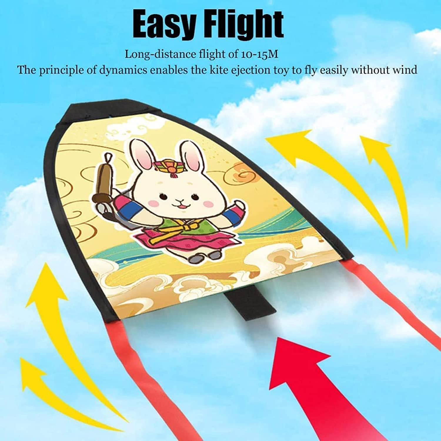 Kids Kite Catapult Toy Catapult Kite Launcher Outdoor Flight