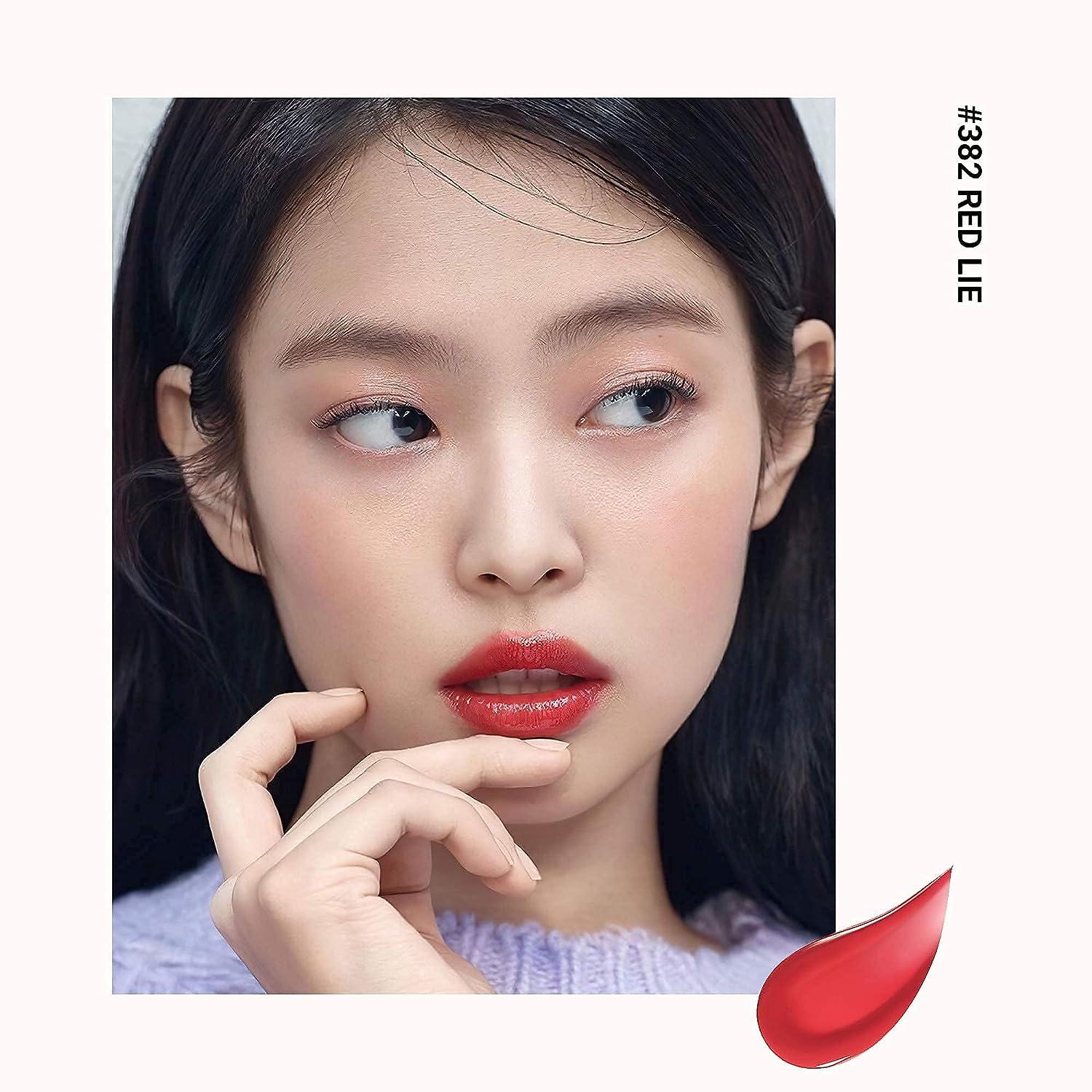 Hera Lip Gloss - Sensual Spicy Nude Gloss Korean Makeup by Amorepacific  (5g) - Jennie's Pick - 382 Red Lie