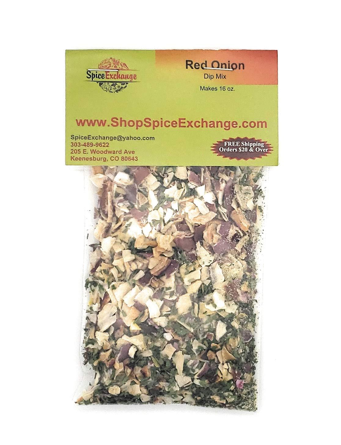 Spice Exchange 7 Dip Garden Dip Mix Variety Pack Red Onion Dip Mix