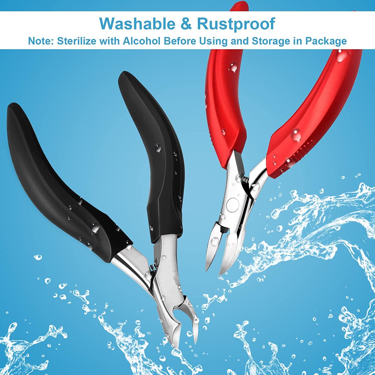 Orelex Toenail Clippers for Seniors Thick Toenails, Toe Nail Clippers