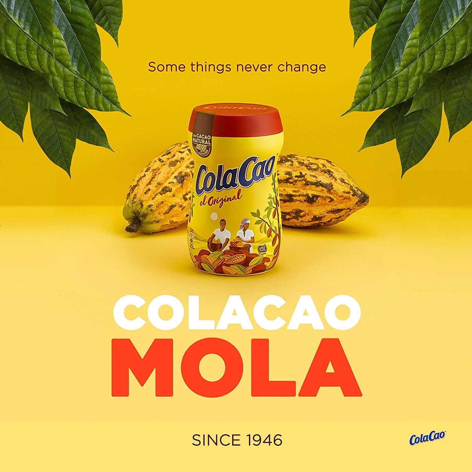 ColaCao Original Chocolate Drink Mix, Made with Natural Cocoa