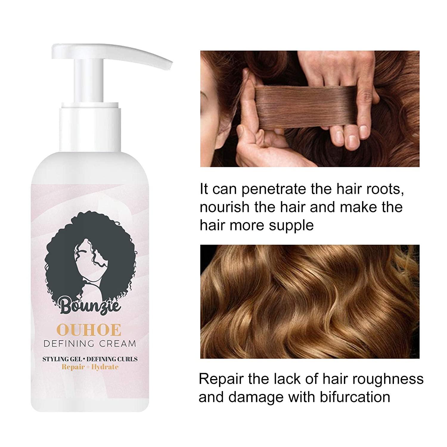 Bounzie Curl Boost Defining Cream Moisturizing Styling Repair for Curly Hair