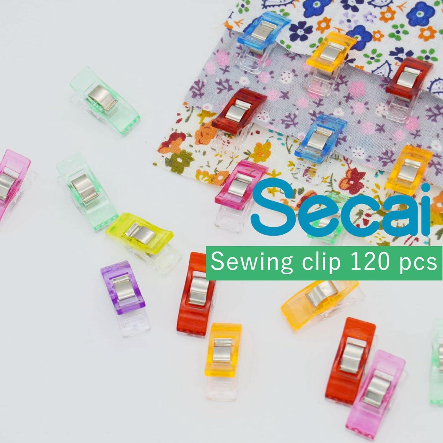Secai Sewing Clips for Crafting and Quilting Pack of 120PCS Clips for  Sewing Supplies