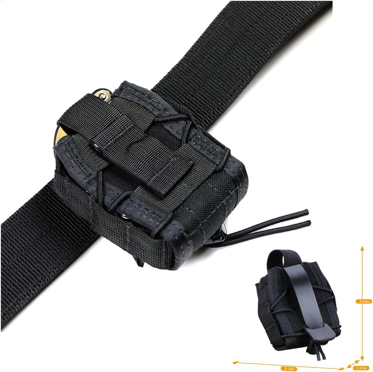 Handcuff Holster ,Open-Top Handcuff Pouch,Handcuff Case Fit Asp Handcuff /  Hinged Handcuff / Chain Handcuff / Folding Rigid Handcuff,Law Enforcement  Cuff Holder,Compatible MOLLE/Various Work Belts
