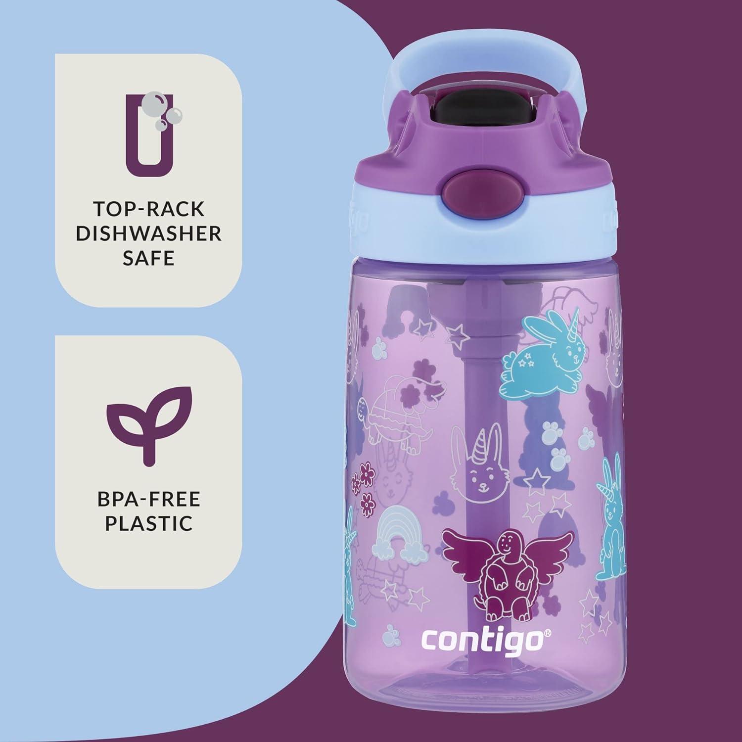14 oz. Kids Plastic Hydration Bottle with Rubber Straw – Shop