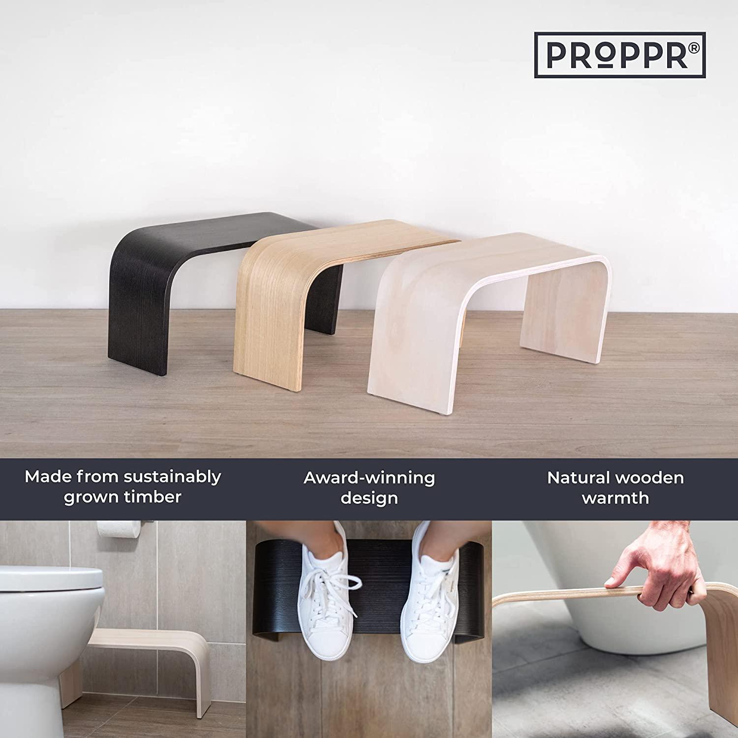Adult Squatting Toilet Stool. PROPPR Bathroom Poop Stool with
