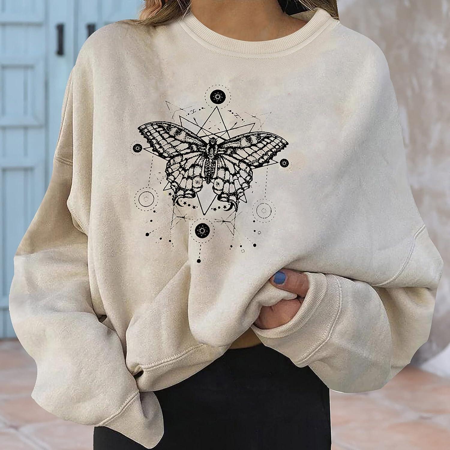 Trendy Pullover Hoodie for Teen Girls & Women - Beige