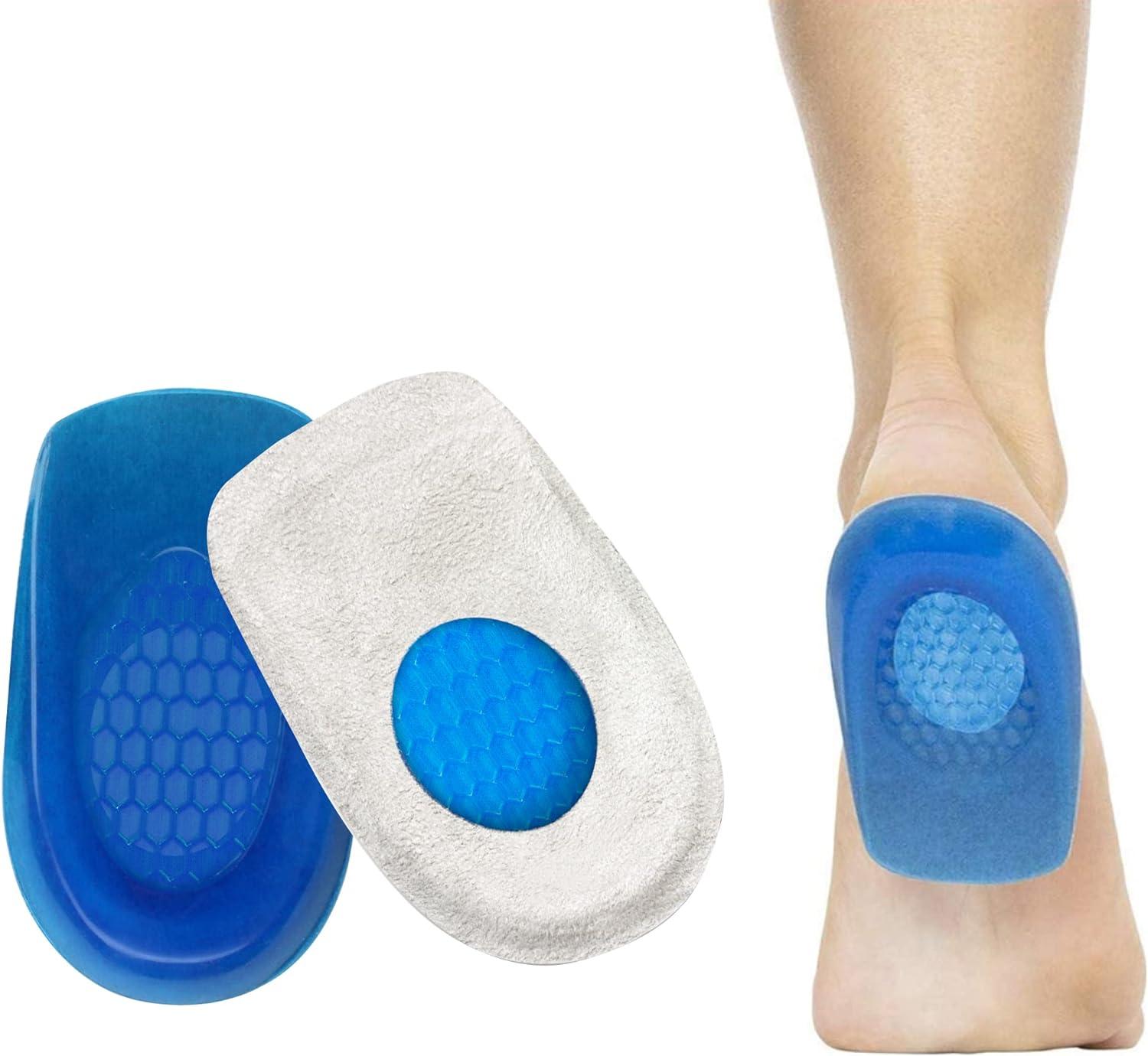 Orthotic Gel Heel Cushion Pads for Plantar Fasciitis Relief