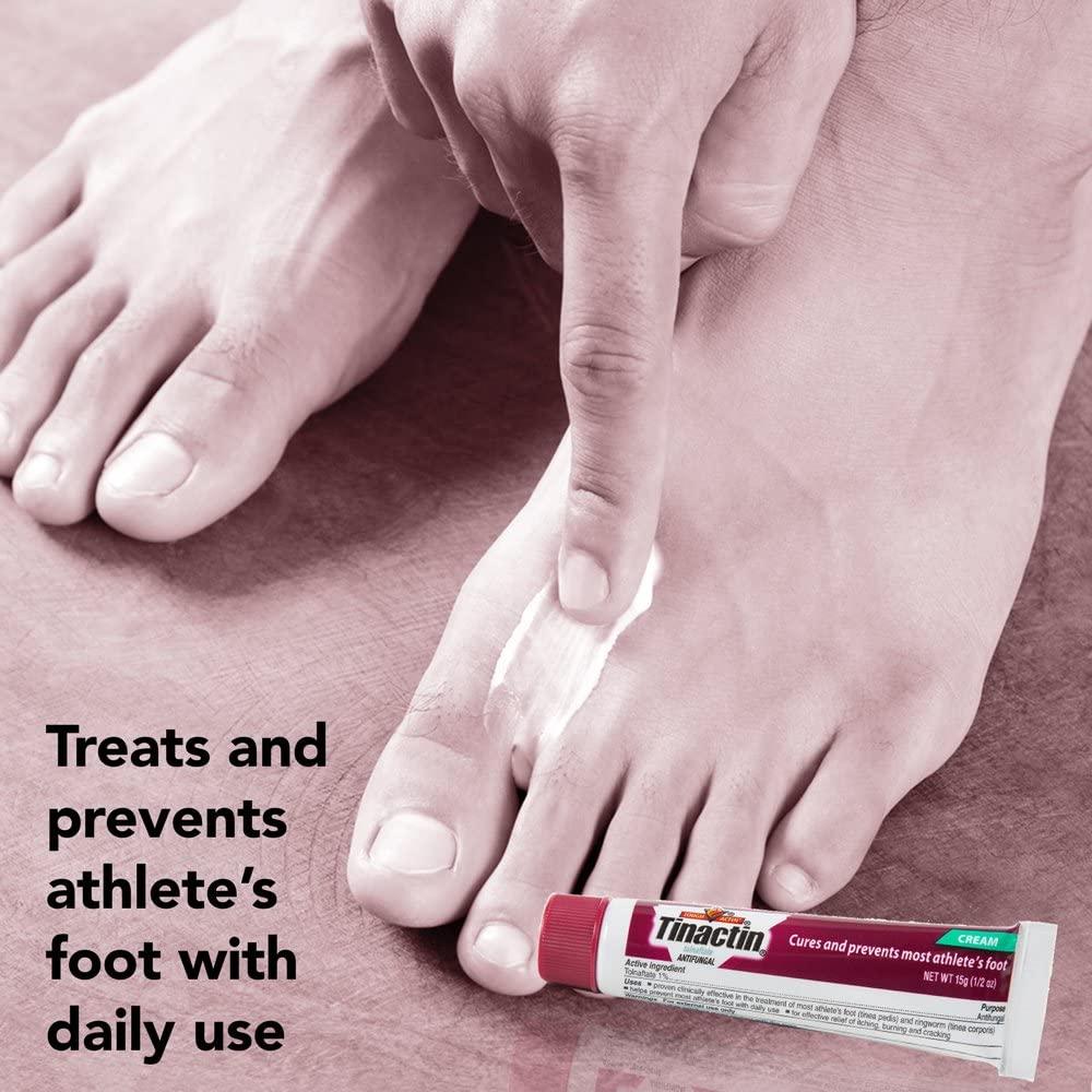 Tinactin Athletes Foot Cream Tolnaftate 1 Antifungal AF Treatment