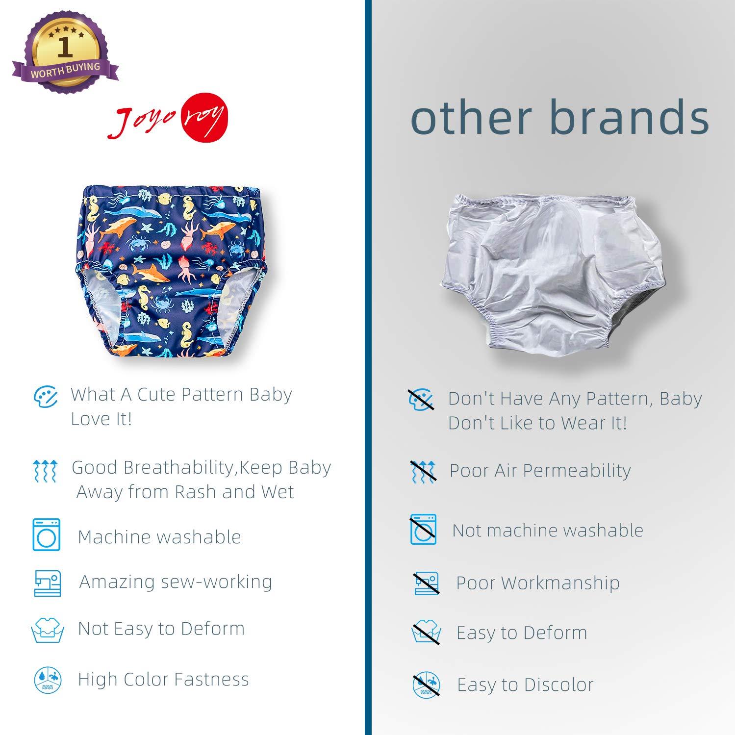 Plastic Underwear Covers for Potty Training Rubber Pants for Toddlers