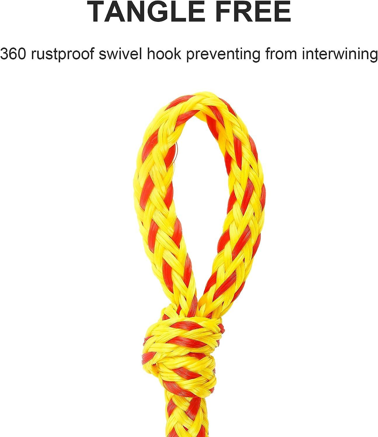 Orange & Yellow Bling Bling Tow Rope Connector for Tubing High