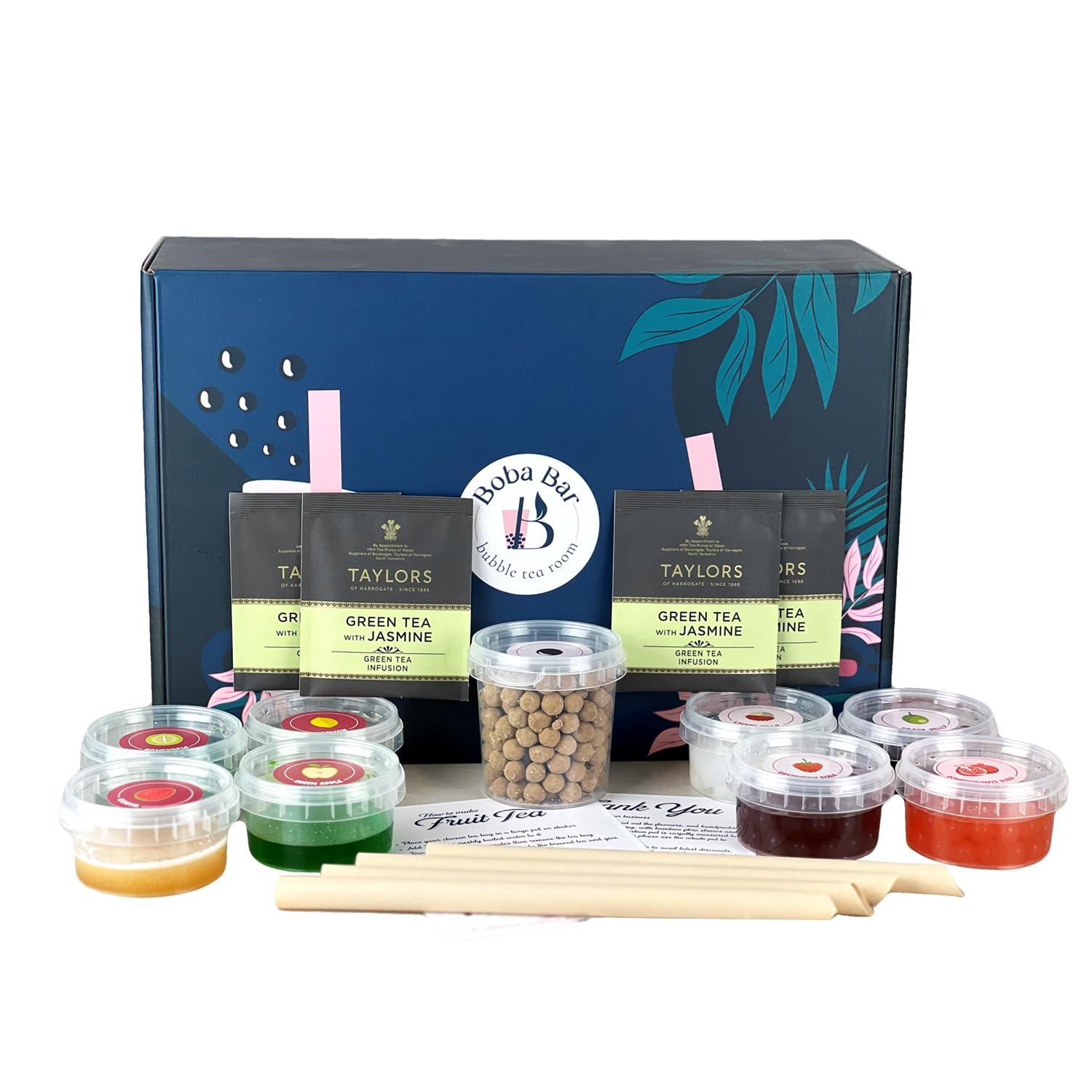 Boba bar London DIY Fruit Bubble Tea Kit Serves 4 (FTBKGC4) Boba