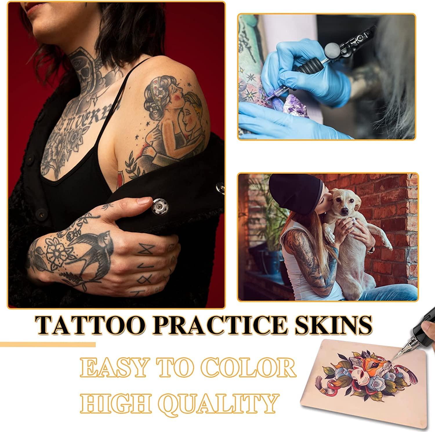 Fake Skin Practice - Practice Skin 10Pcs Blank Tattoo Skin