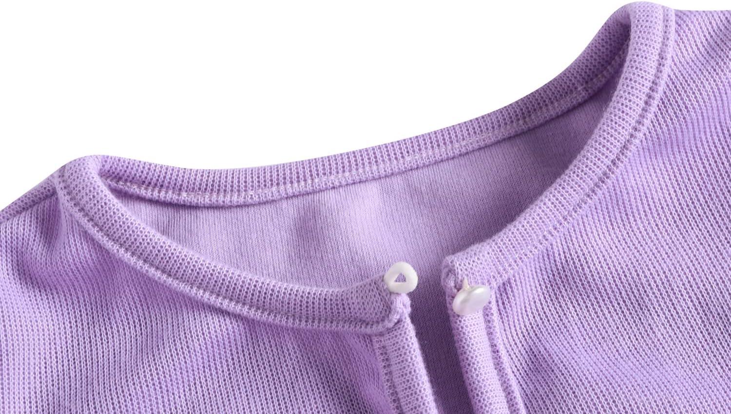 Cardigan A Maglia Per Neonata E Bambina Lilax – Manica Lunga Con Volant, Chiusura A Bottoni, Colore Lavanda, Taglia 18-24 Mesi - 5