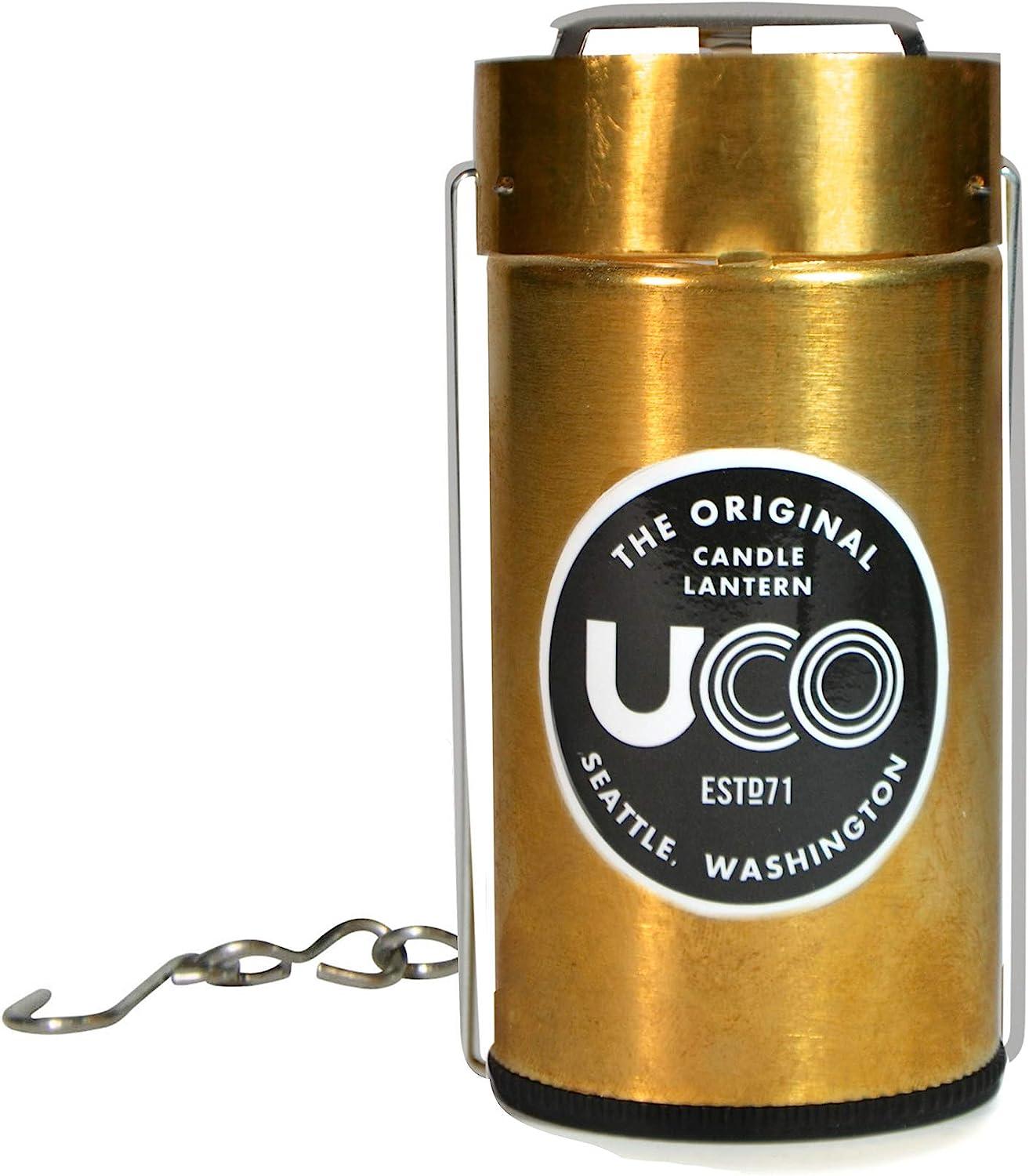 UCO Original Collapsible Candle Lantern Polished Brass HighQuality