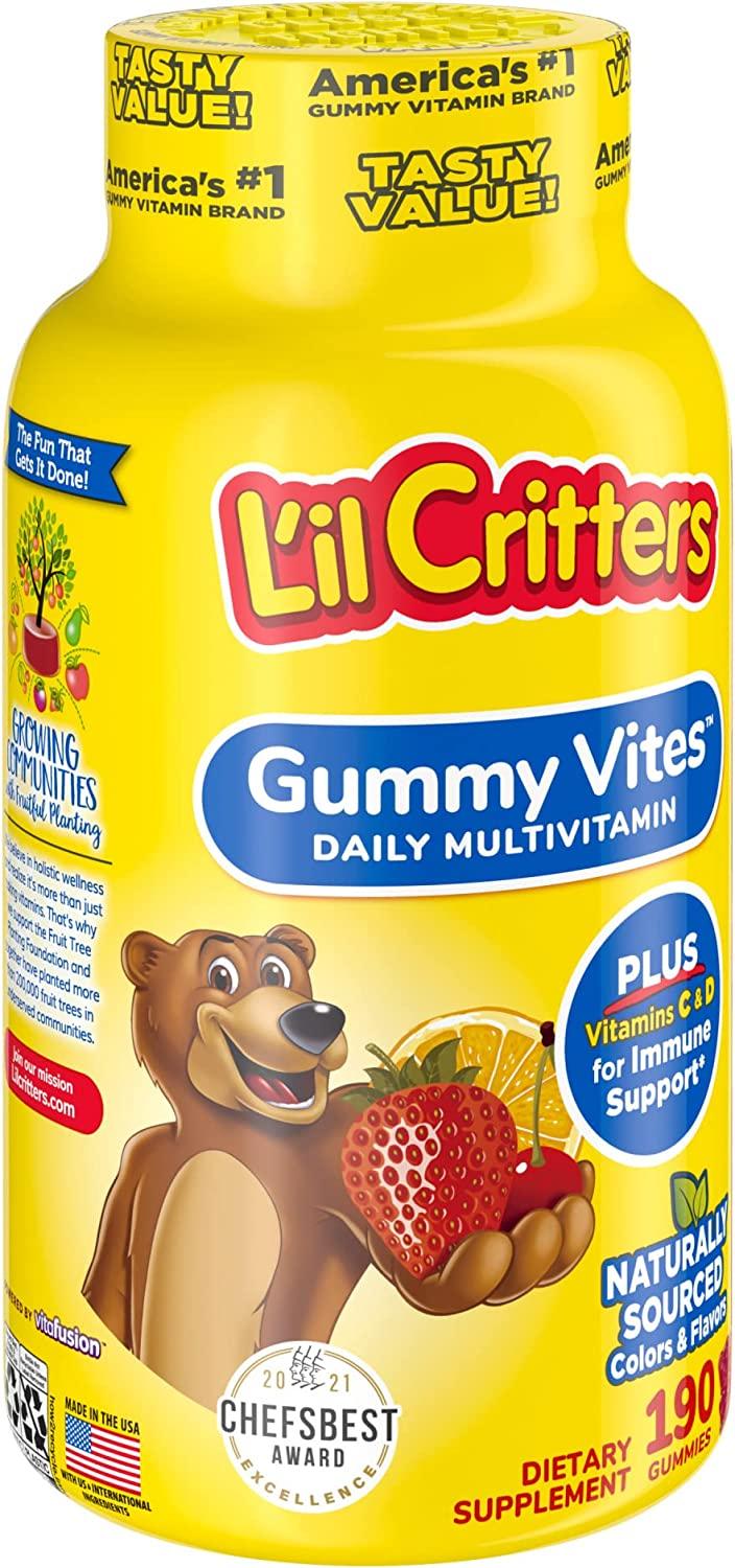 Lil Critters Gummy Vites Complete Kids Multivitamin Gummies 70-CT SAME-DAY SHIP