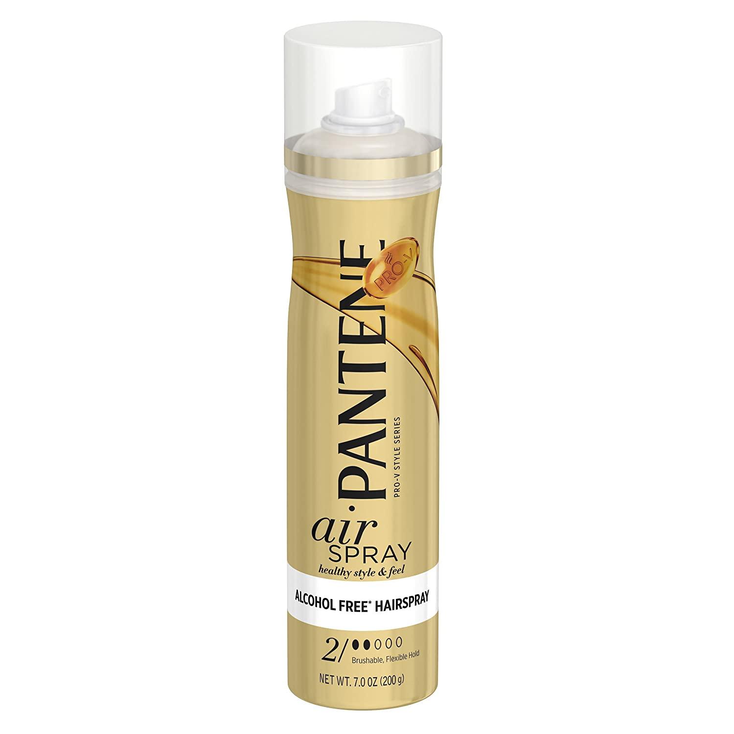 Pantene Pro-V Level 2 Lightweight Finish Alcohol Free Hairspray, Soft 7 oz Alcohol Free Spray