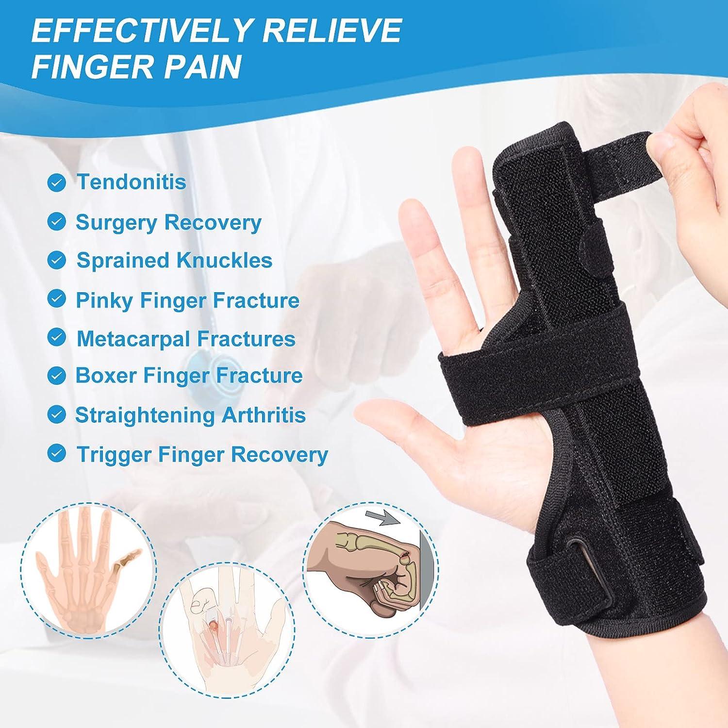Pinky Finger Splint for Boxer Fracture & Trigger Finger S/M Size