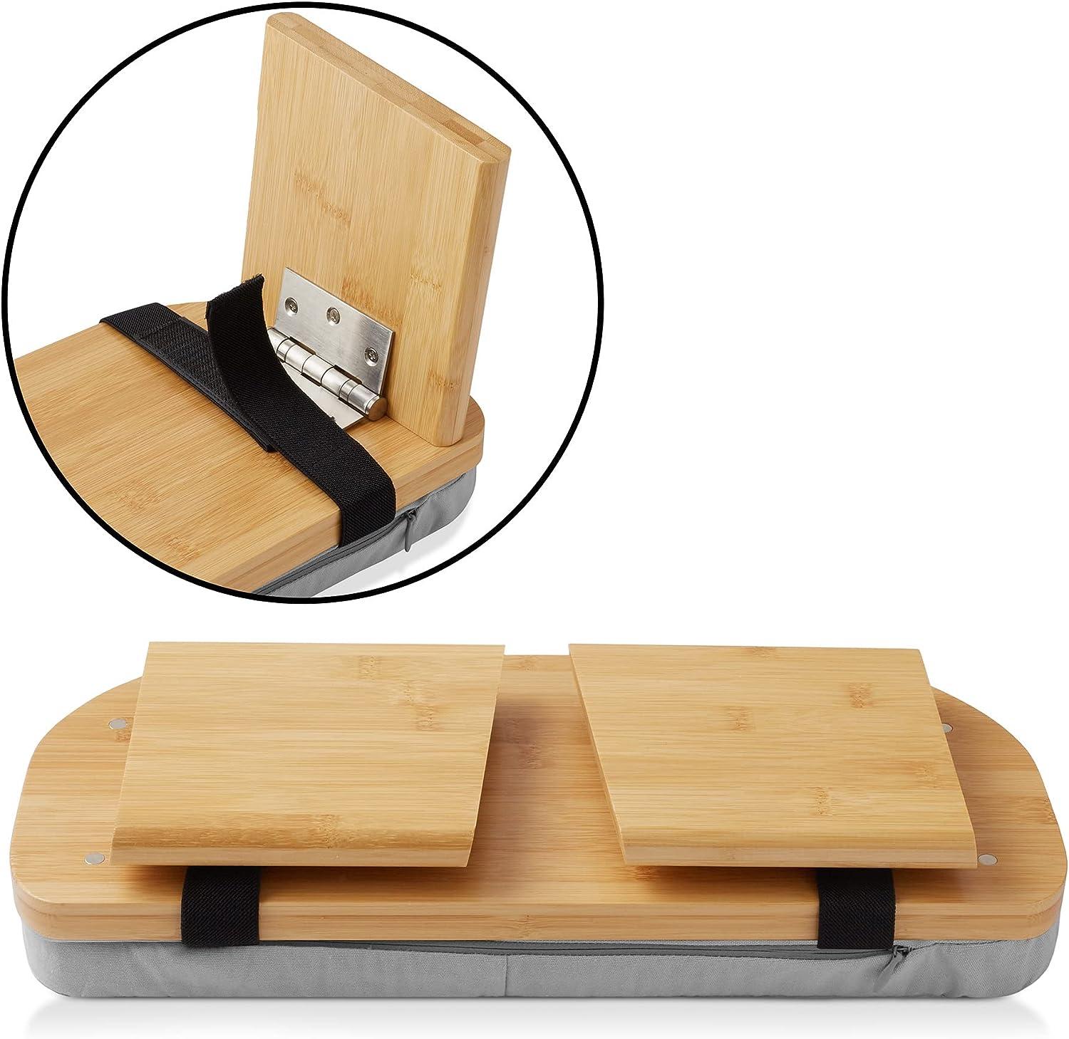 Padded Meditation Bench, Folding Seat With Cushion, Bamboo Seiza