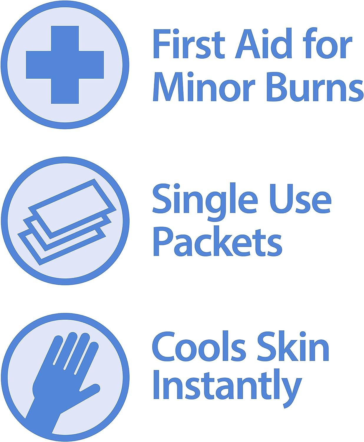 Globe First Aid Burn Gel with Aloe 0.9g Packets (Box of 144) Advanced