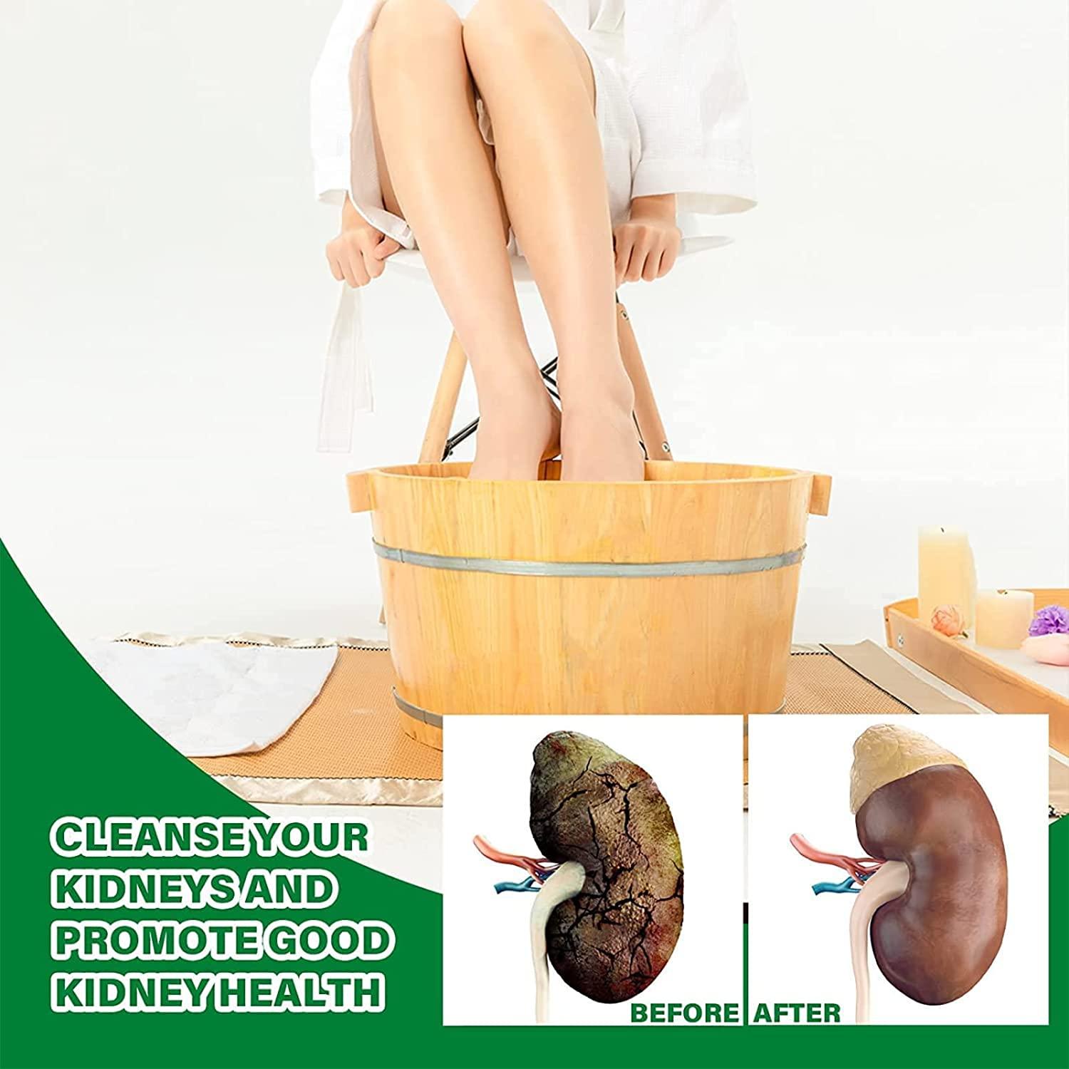 PureCleanse Kidney Support Herbal Foot Soak, Lymphatic Drainage Ginger