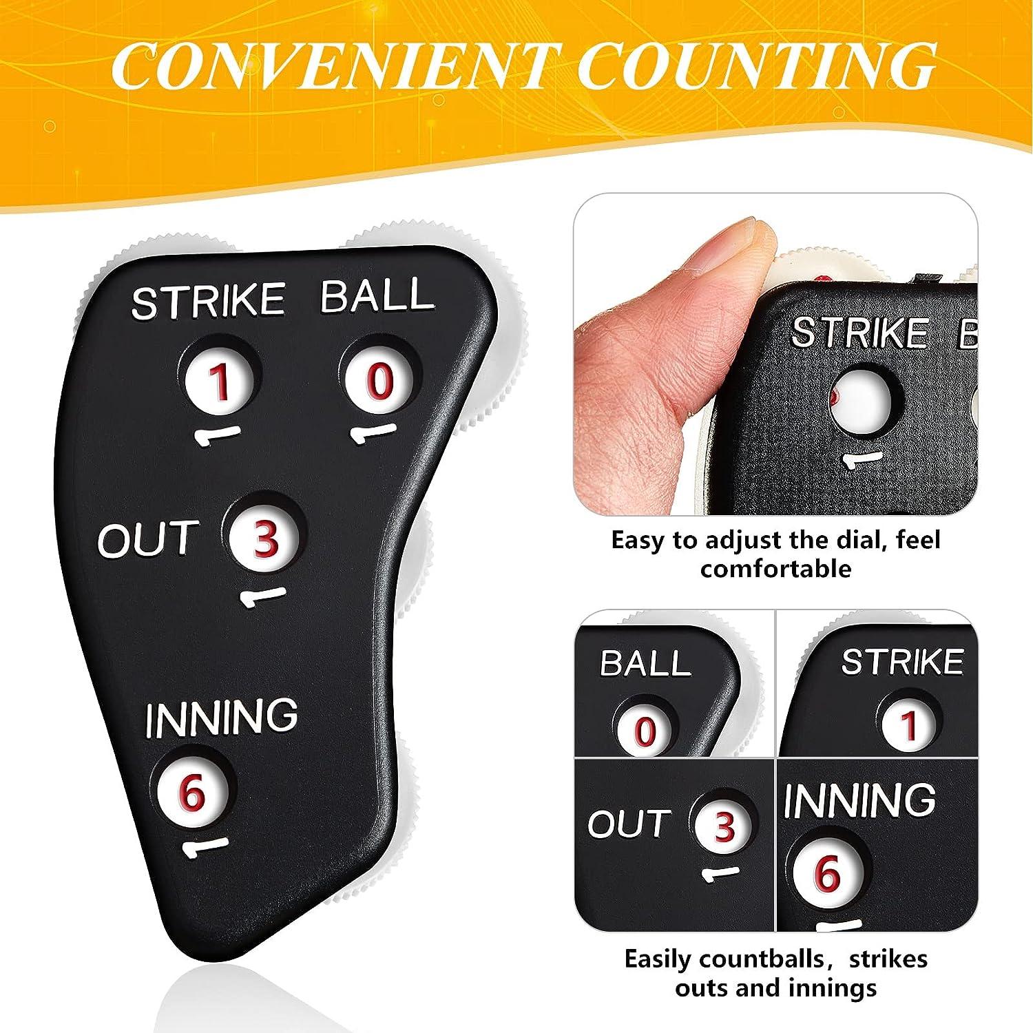 Kisangel Contatore Clicker Arbitro Baseball Portatile a 4