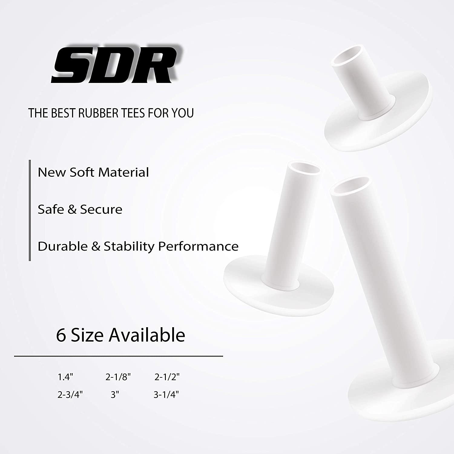 CHAMPKEY Premium Rubber Golf Tees Excellent Durability and Stability