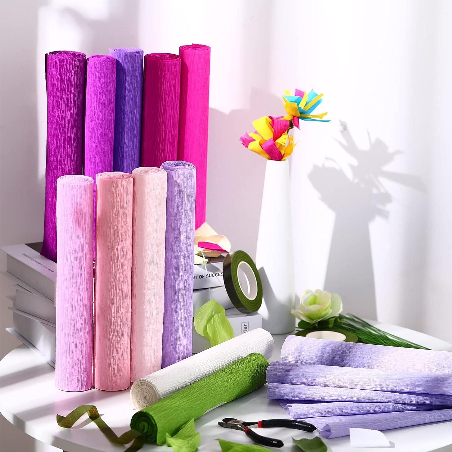 Wholesale Crepe Paper Sheets Rolls Crepe Paper Streamer Floral Arrangement  Kit - SUNBEAUTY