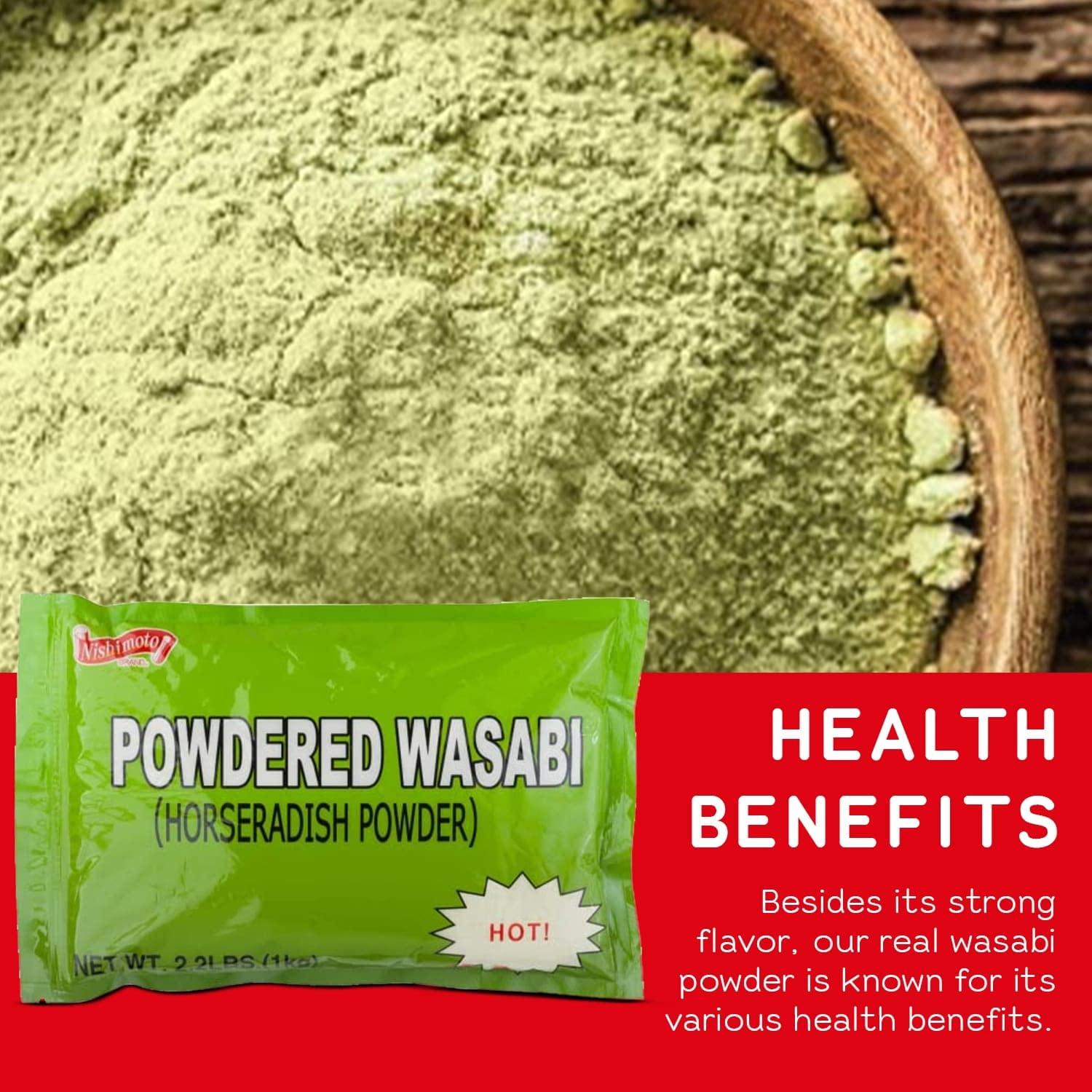Shirakiku Japanese Wasabi Powder Horseradish, Corn Starch, and Citric