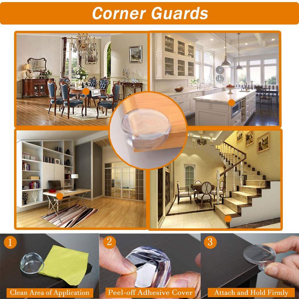 Baby Safety Kit, 58 Packs Baby Proofing Essentials Kit Child Safety