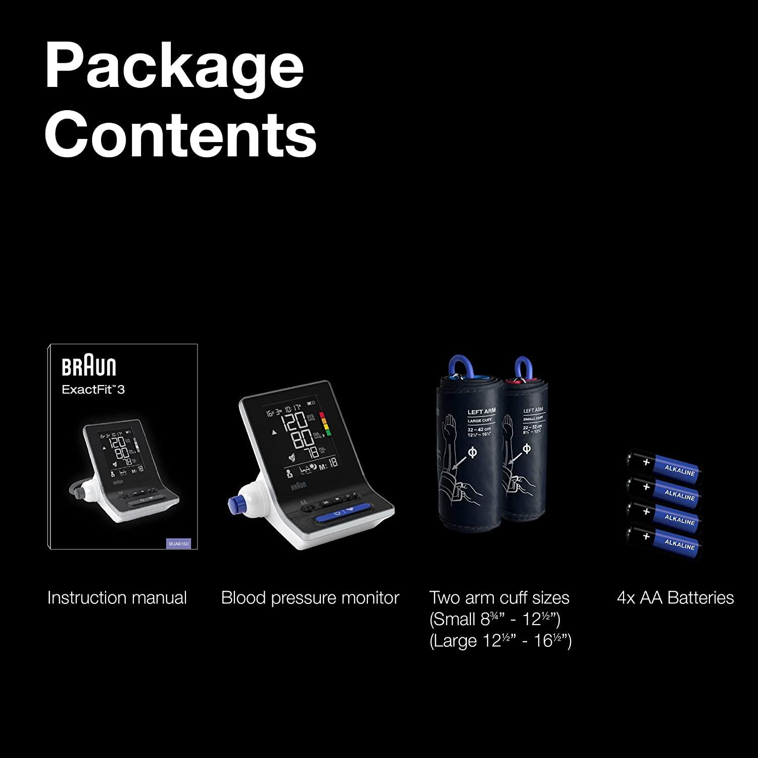 Braun ExactFit 3 Upper Arm Blood Pressure Monitor Clinically Proven