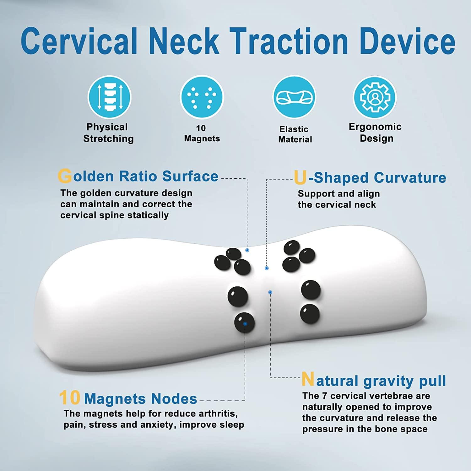 GUDELIAN Neck and Shoulder Relaxer, Neck Stretcher for Cervical