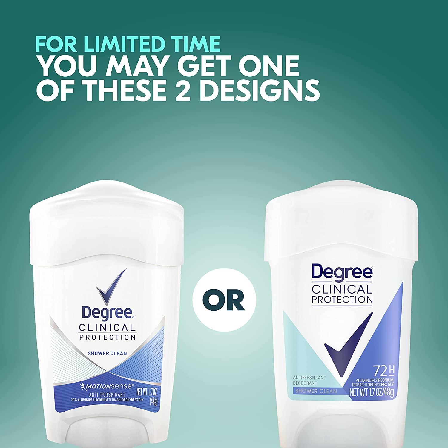 Degree Clinical Strength Antiperspirant Deodorant for Excessive Armpit