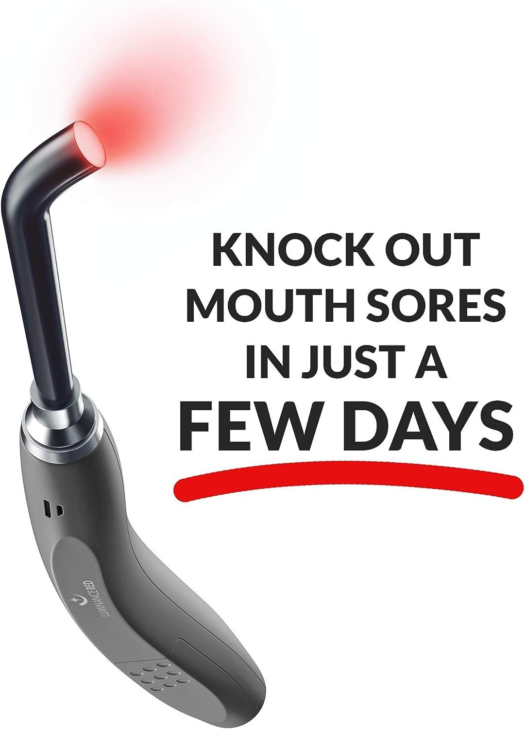 Luminance Red The Proven Canker Sore Device for Pain Relief and Mouth