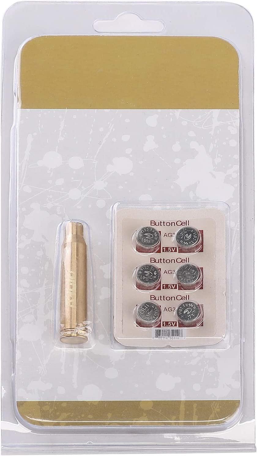 Pinty Laser Boresighter, Red Dot Laser Bore Sight Pistol Carbine Rifle