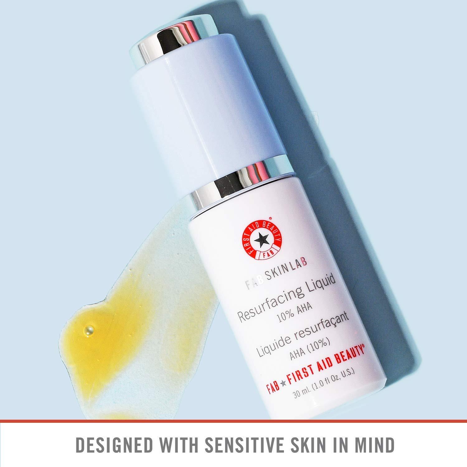 First Aid Beauty FAB Skin Lab Resurfacing Liquid 10 AHA 1.0 Oz.