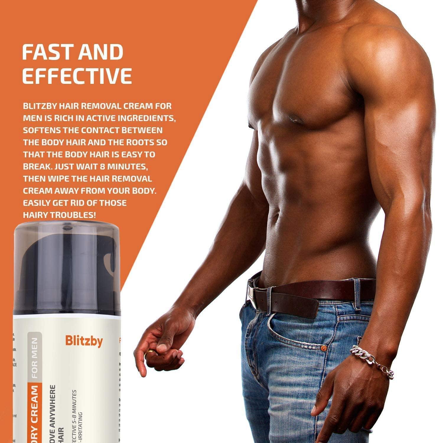 Blitzby Body Hair Removal Cream For Men Women, Germany Effective Hair  Remover Ingredient, With Natural Ingredients, Effective and Gentle, Premium  Depilatory Cream For All Skin Type, 100ML