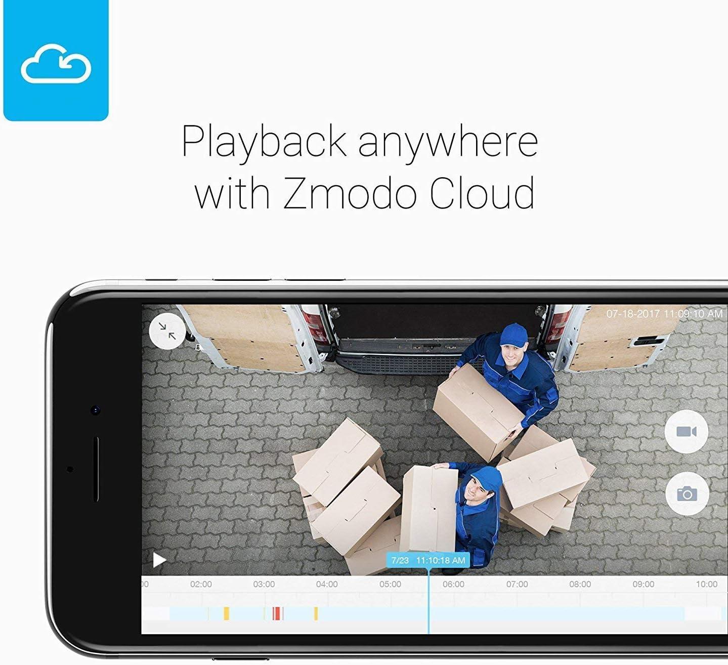 Zmodo 1080p Wireless Security Camera System Pack Full HD Smart