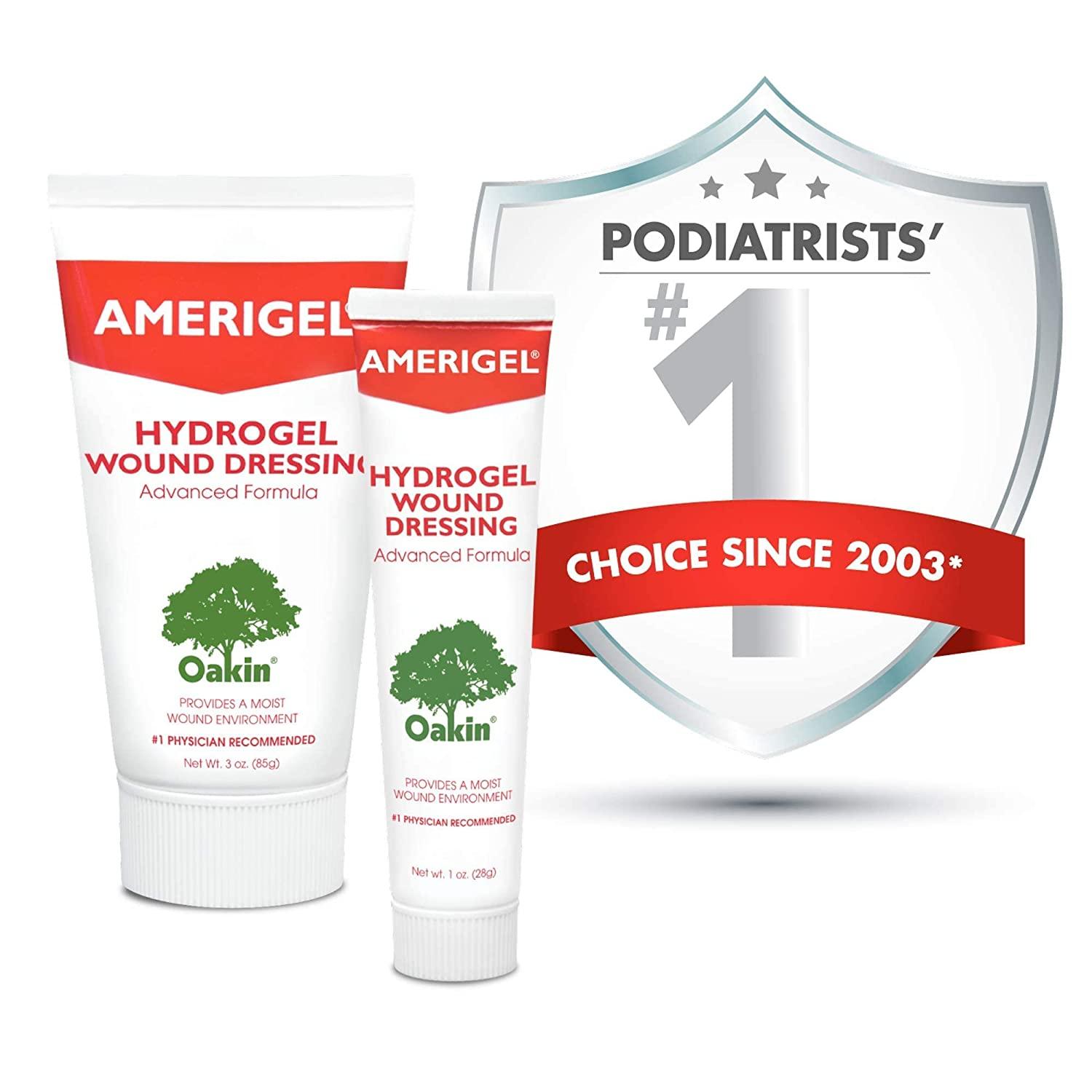 AMERIGEL Hydrogel Wound Dressing 1 oz. MoistureRich Healing for Dry