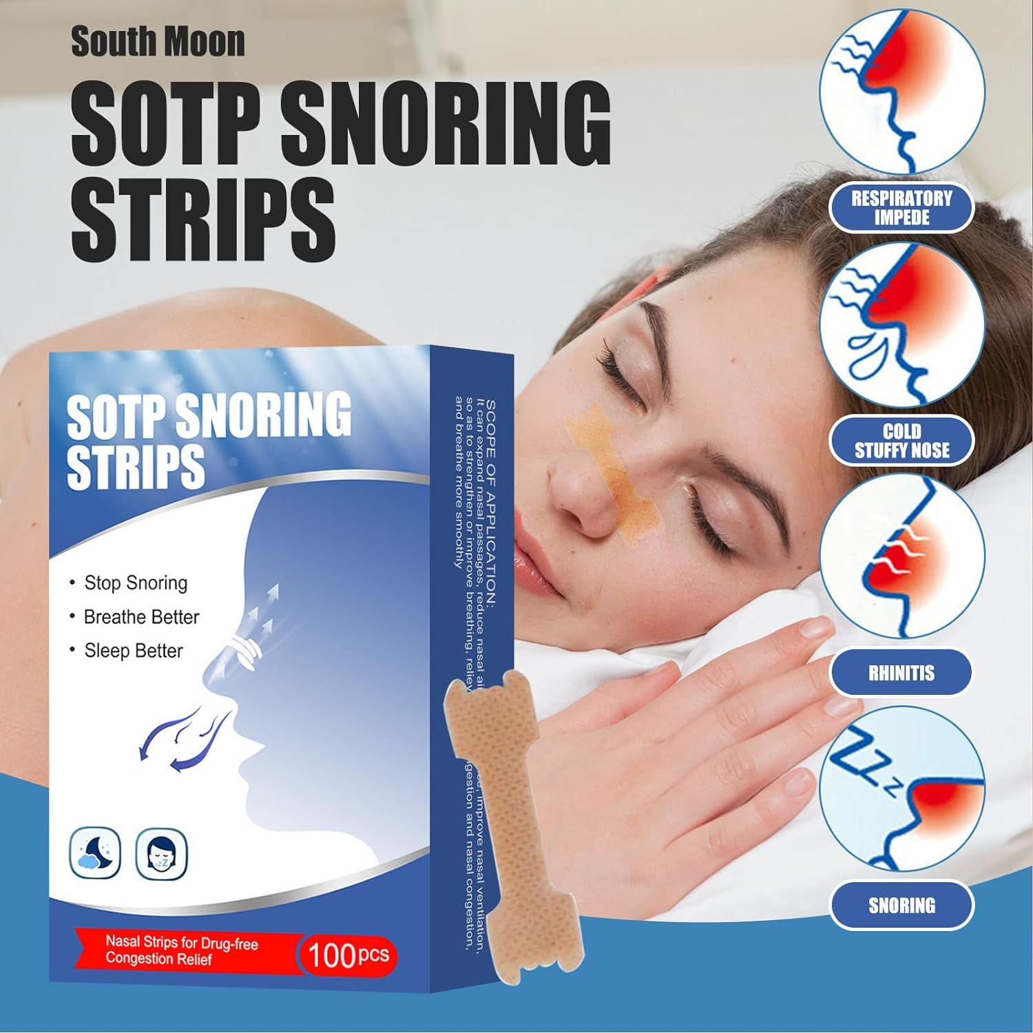 SleepSloth Nasal Strips (36 Count), Nose Strips for Nasal Congestion  Relief, Extra Strength Anti Snoring Devices, Drug-Free Snoring Solution  Snore-Stopper to Reduce Snoring Caused by Colds & Allergies 