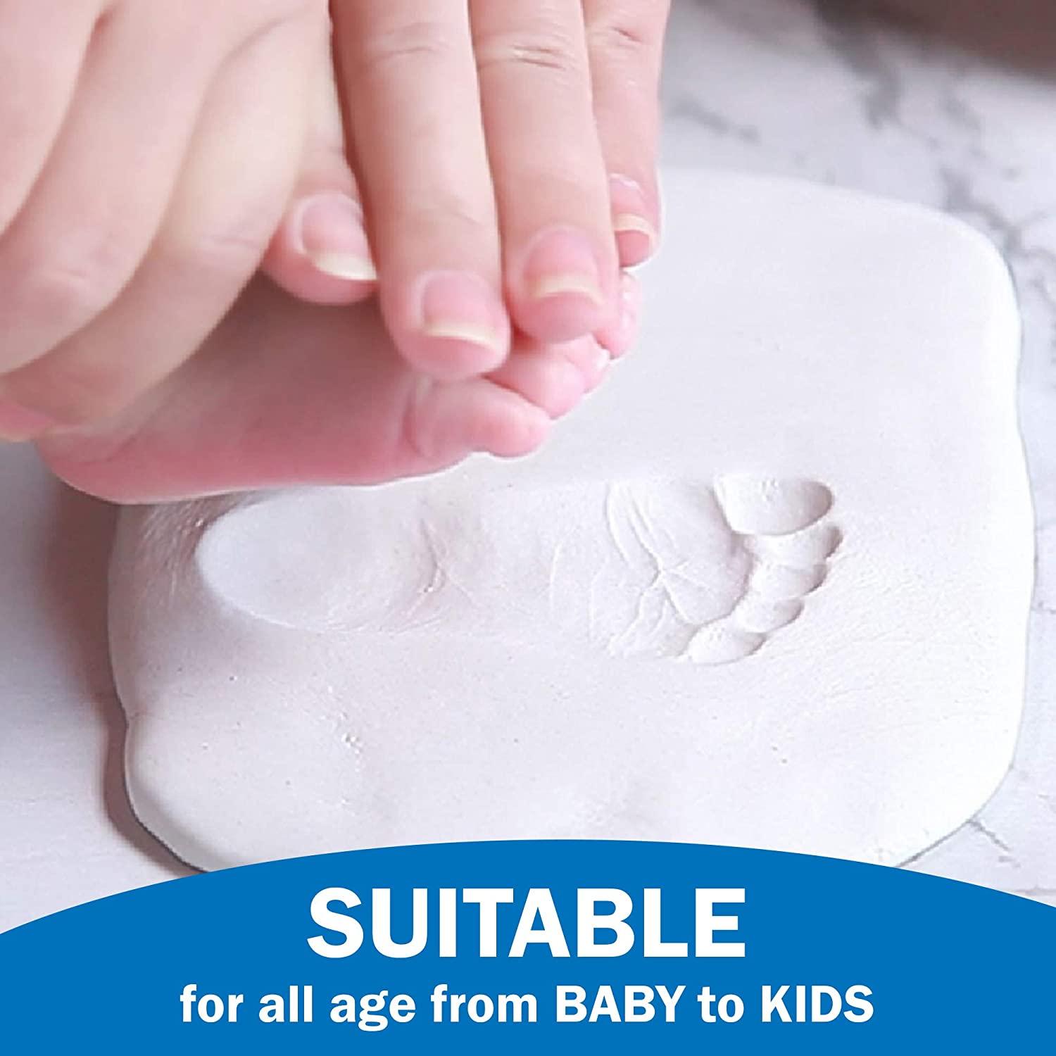Baby Care Air Drying Soft Clay Baby Handprint Footprint Toddler