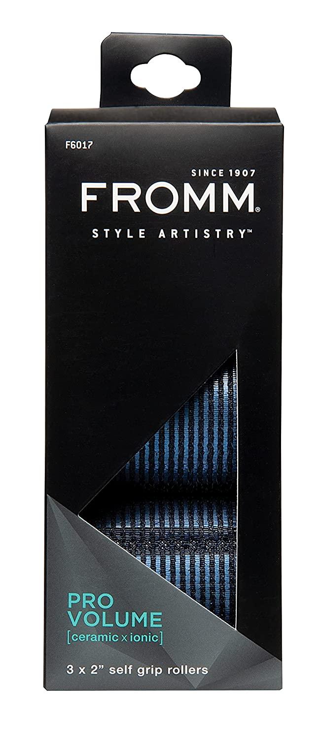 Fromm ProVolume 2" Ceramic Ionic Hair Rollers, Pack of 3 2 INCH ROLLERS