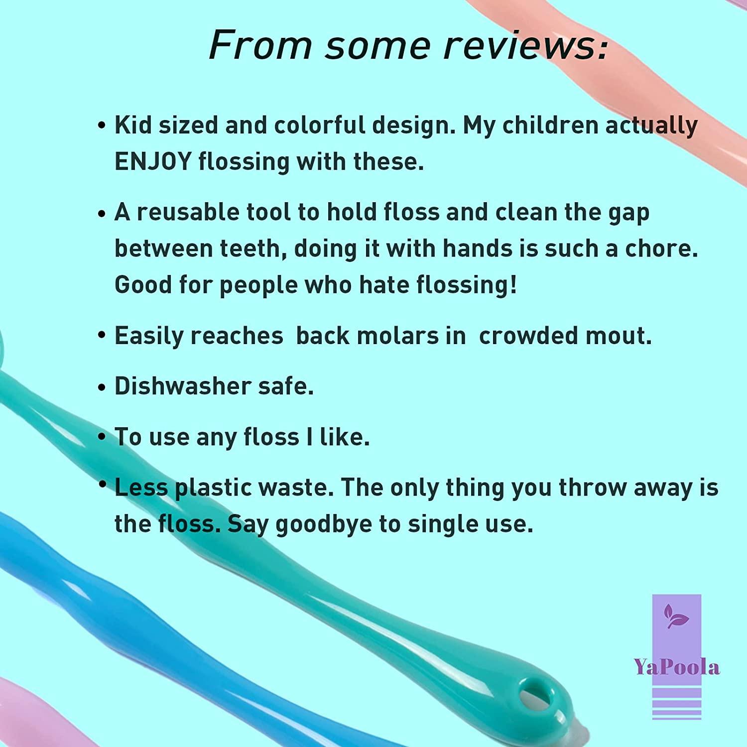 Reusable Dental Floss Holder for Adults and Kids 1 Count Flosser