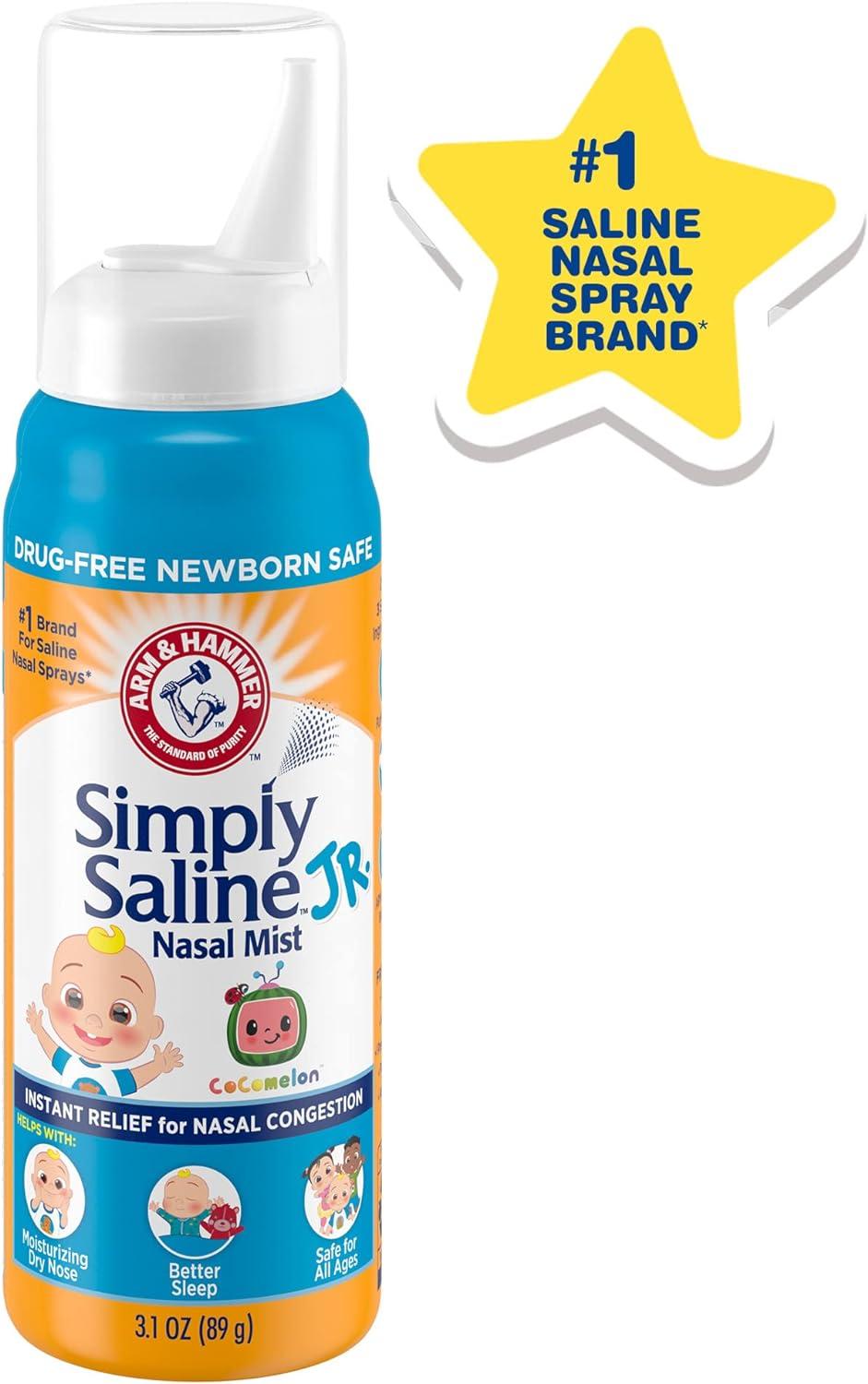 Arm & Hammer Simply Saline Jr. Nasal Mist 3.1 oz