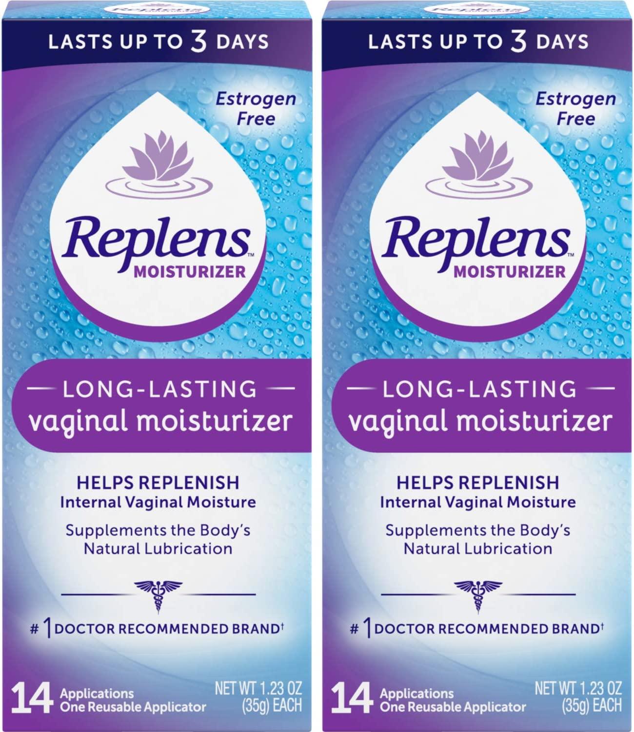 Replens Long Lasting Vaginal Moisturizer - 14 Applications, 1.23 oz ...