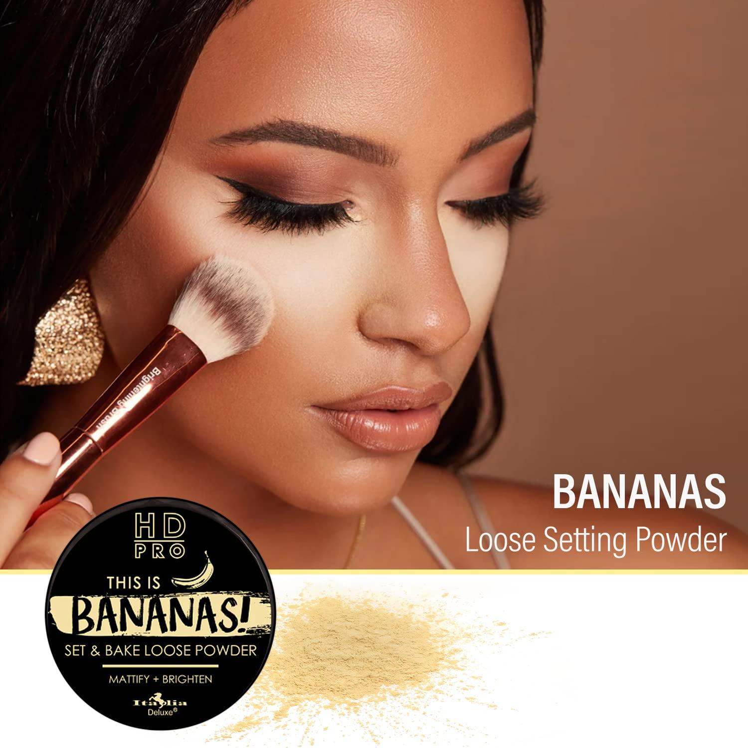 DEALPLUSDEAL Italia Deluxe Banana Loose Matte Setting Powder
