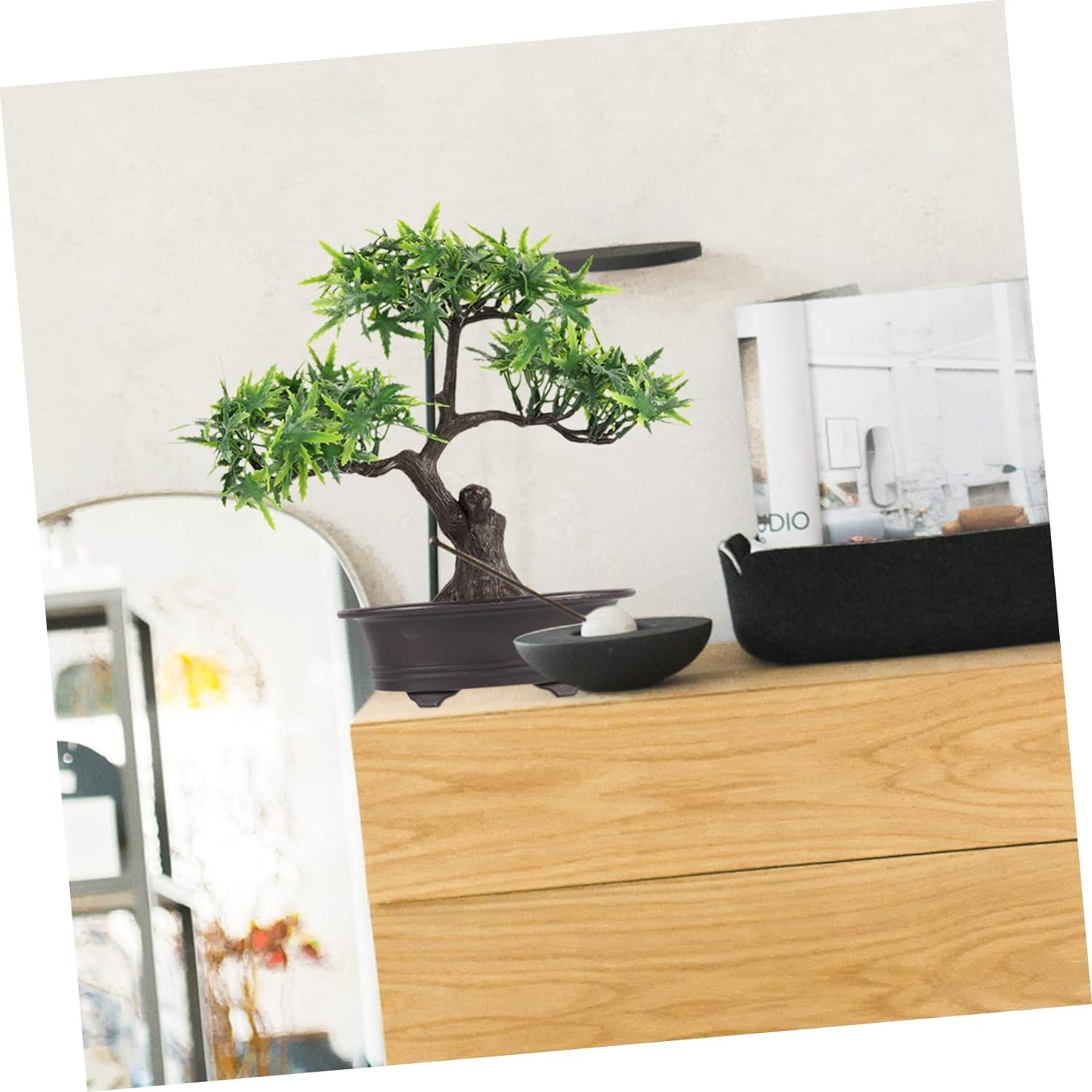Zerodeko 2pcs Welcome Pine Flower Pot Houseplants Live Indoor Home Desk  Fake Bonsai Desk Top Decor Interior Decor Simulation Green Plants  Simulation Tree Office Plastic Flower Household | Buy Now with Express