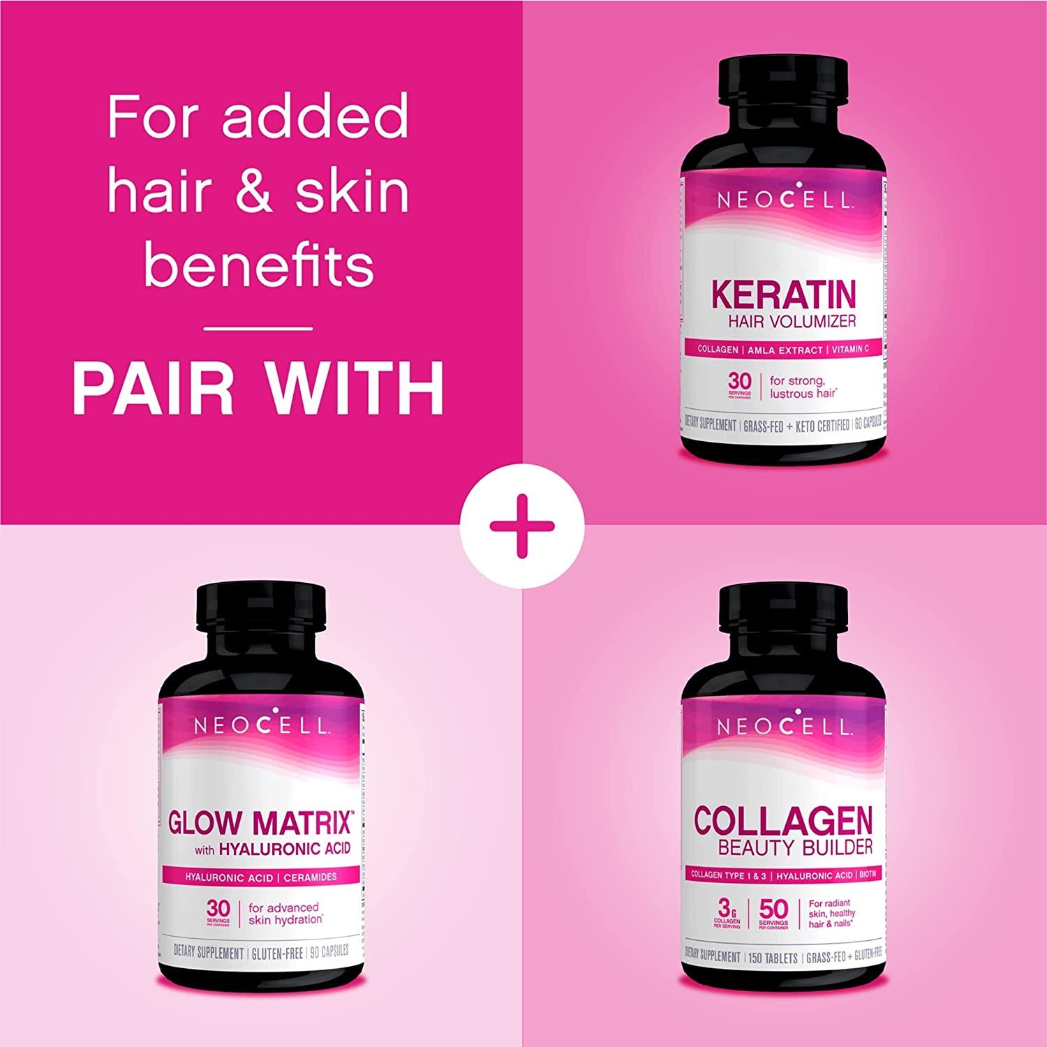 NeoCell Super Collagen + Vitamin C & Biotin 270 Tablets Hair, Skin, Nail Support Dietary